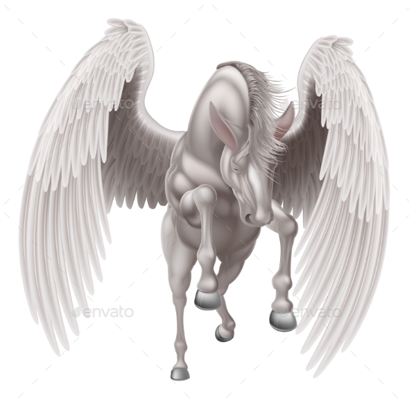 Pegasus Winged Horse - Animals Characters