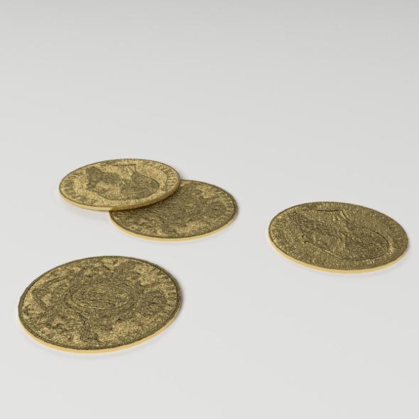 Gold Coins - 3DOcean Item for Sale