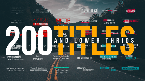 Titles - VideoHive 17100792