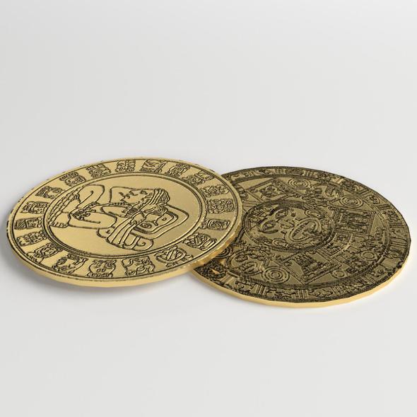 Pre Columbian Gold Coins - 3DOcean Item for Sale