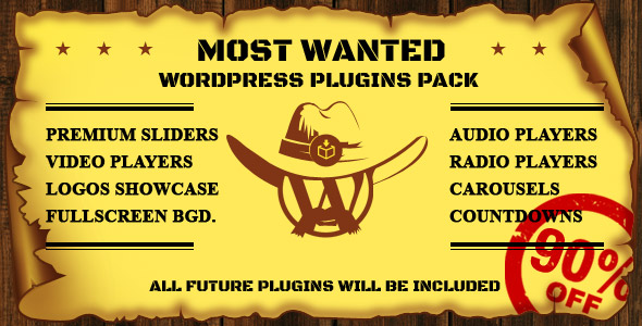 Most Wanted WordPress Plugins Pack - CodeCanyon Item for Sale