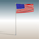 USA Flag with Shadow Loop - VideoHive Item for Sale