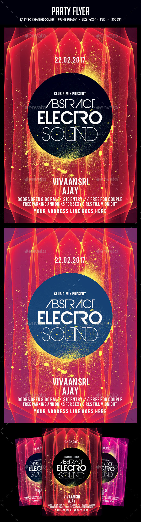 Party Flyer - Clubs & Parties Events