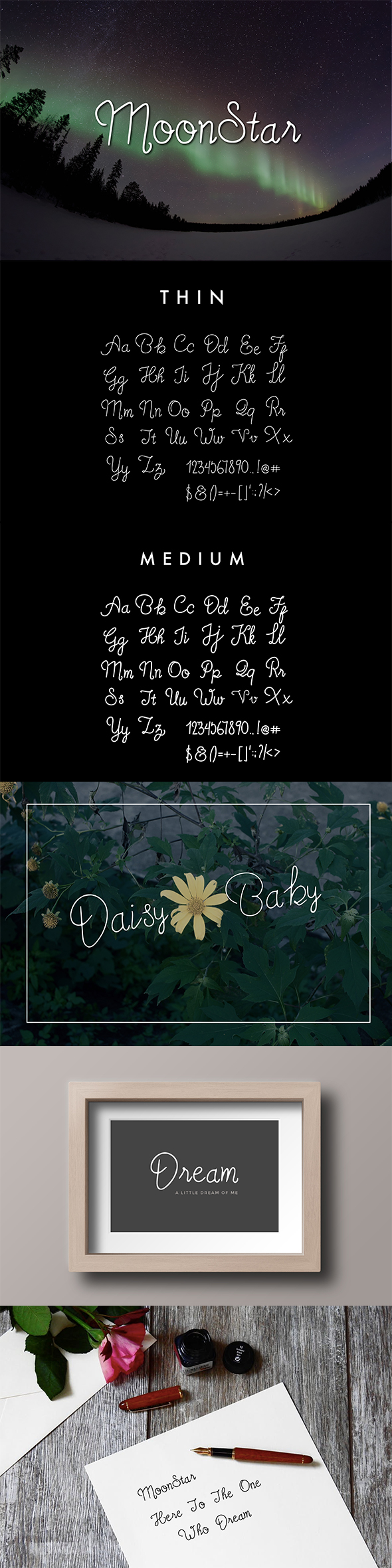 MoonStar Script Font - Fonts