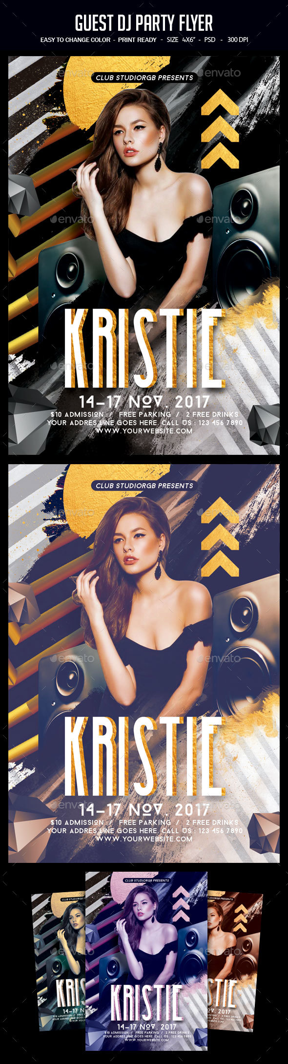 Guest Dj Party Flyer - Clubs & Parties Events