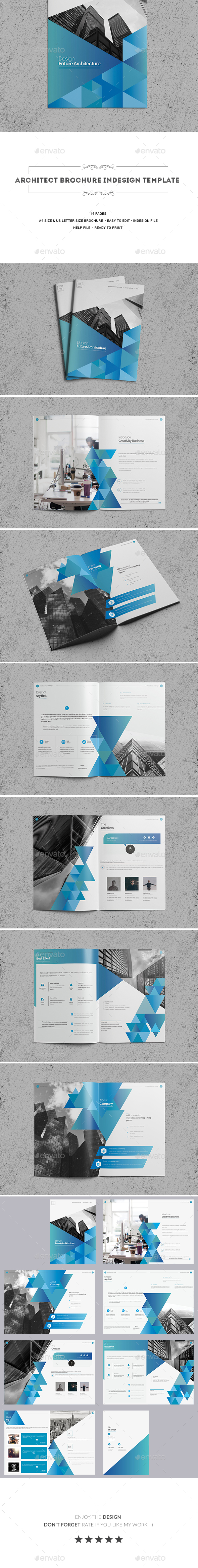 Architect Brochure Indesign Template - Brochures Print Templates