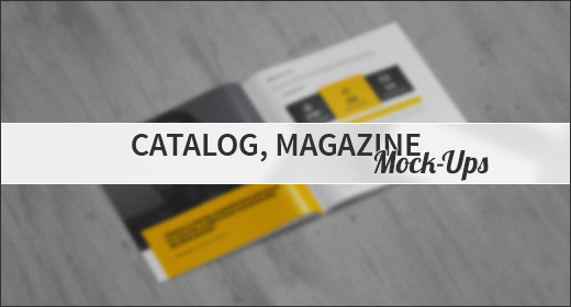 Catalog, Magazine Mock-Ups