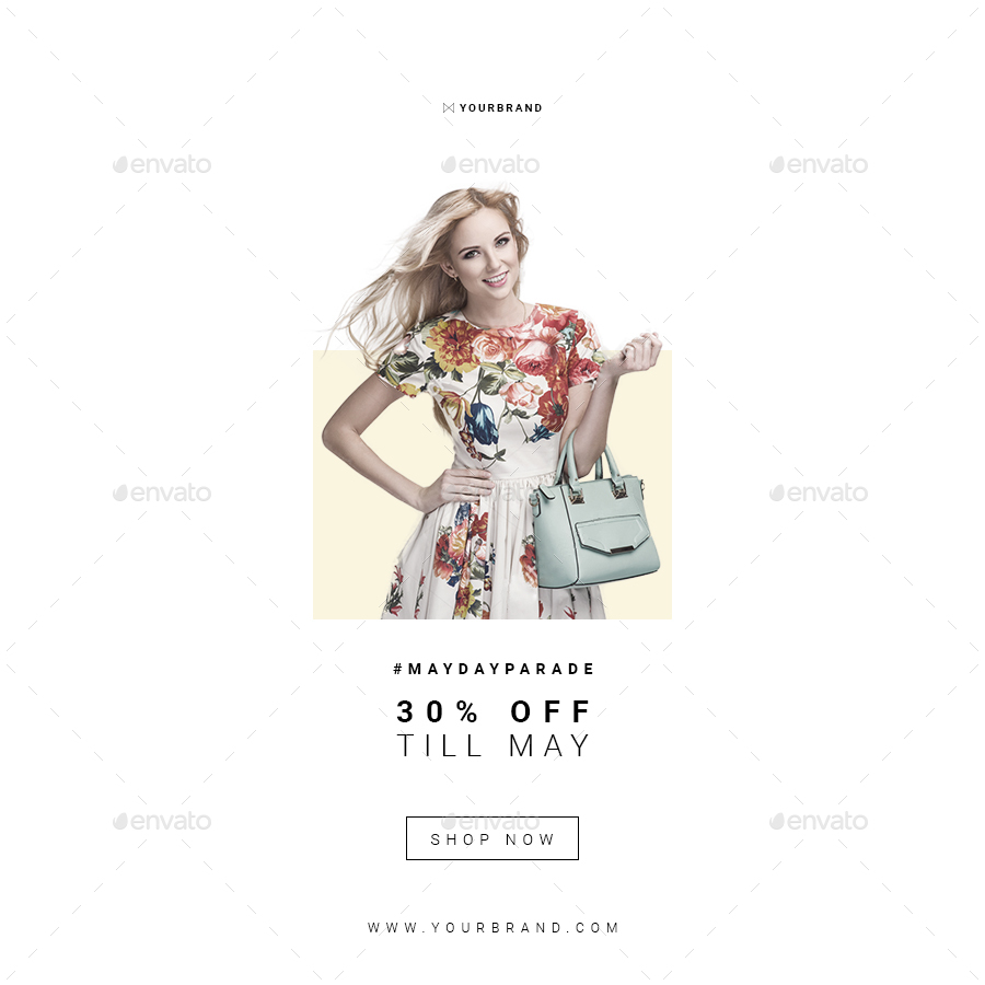Fashion Instagram Promotional Template by enamdua | GraphicRiver
