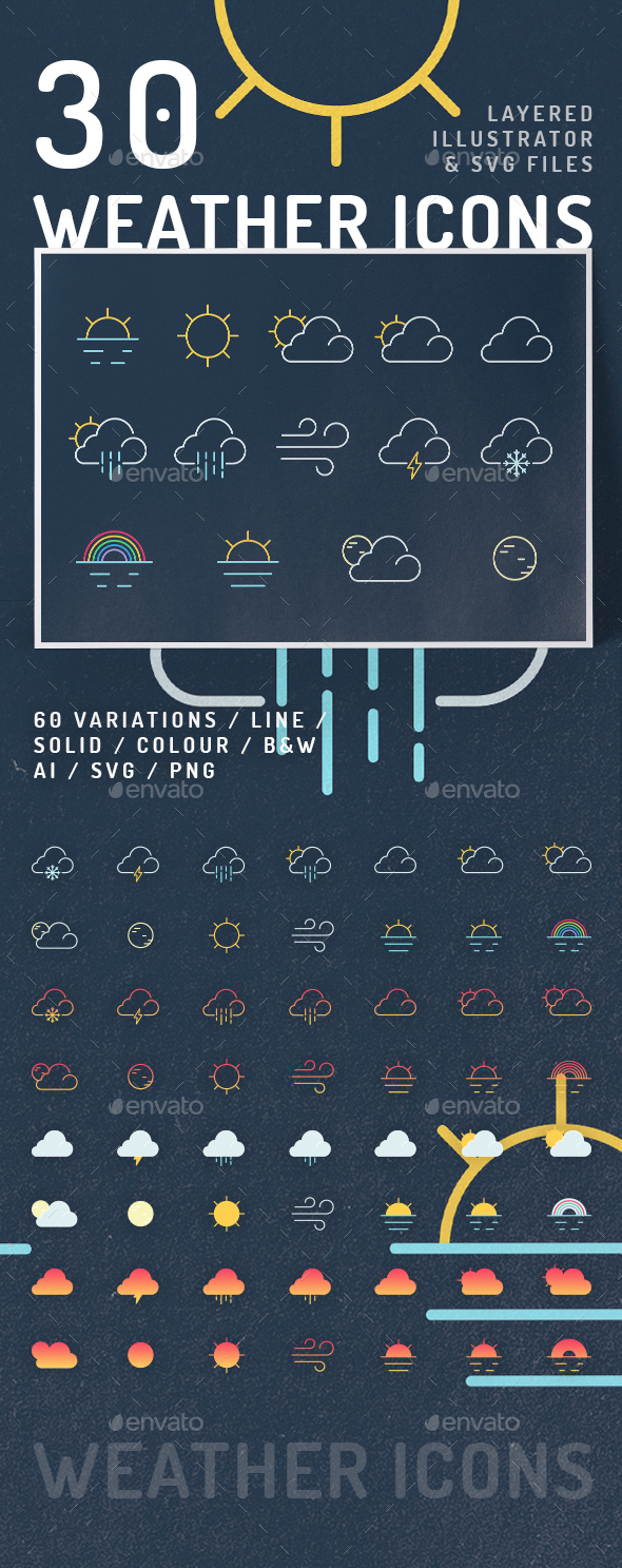 Weather Icon set - Icons