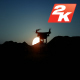 Flying Drone on Sunset Mountain - VideoHive Item for Sale