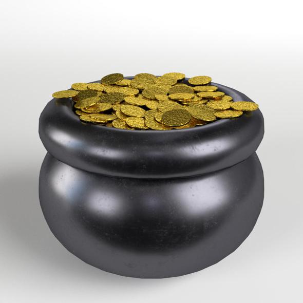 Pot of Gold - 3DOcean Item for Sale