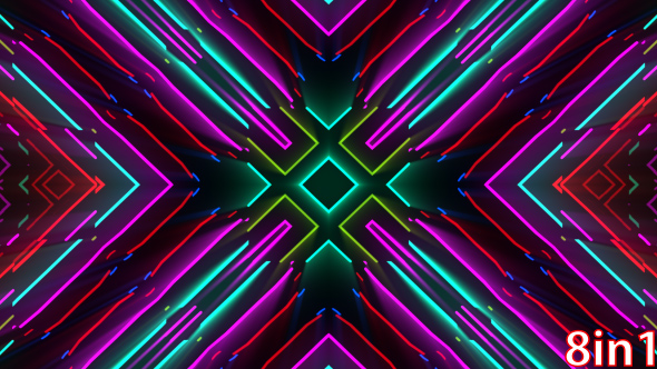 VJ Neon Background Lights by blujewelstudios | VideoHive