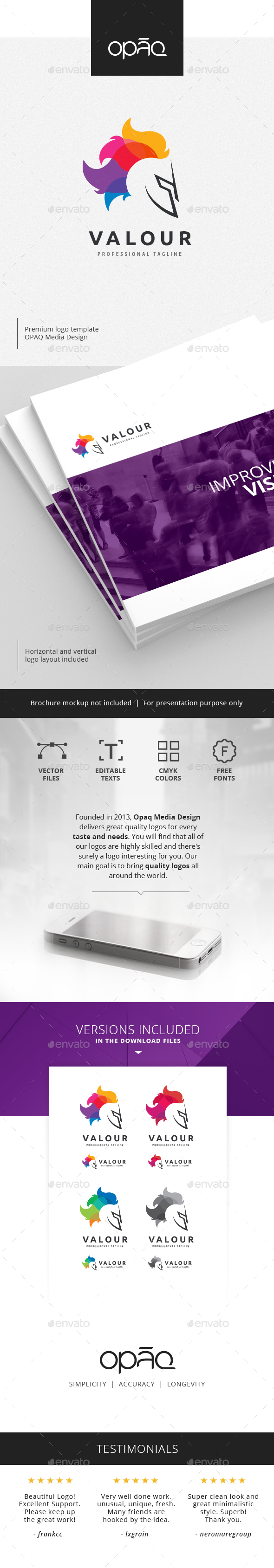 Valour Knight Logo - Humans Logo Templates