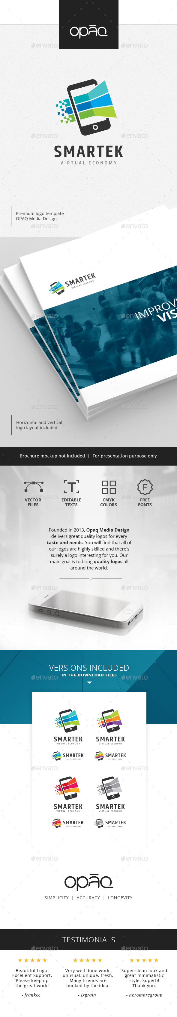 Virtual Economy Business Logo - Objects Logo Templates