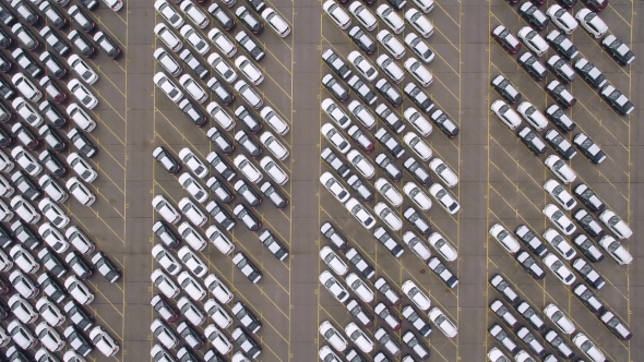 Storage Parking with New Cars alt