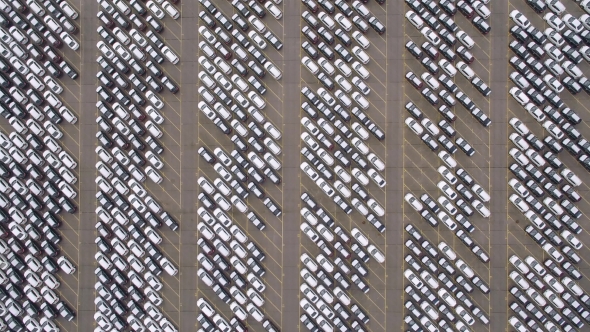 Storage Parking with New Cars alt