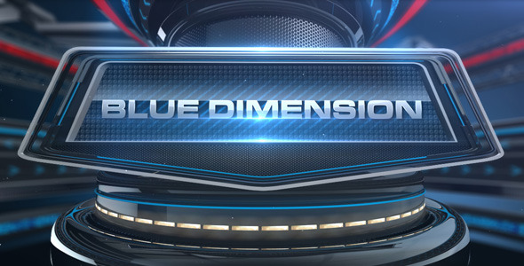 Blue Dimension - VideoHive 1946823