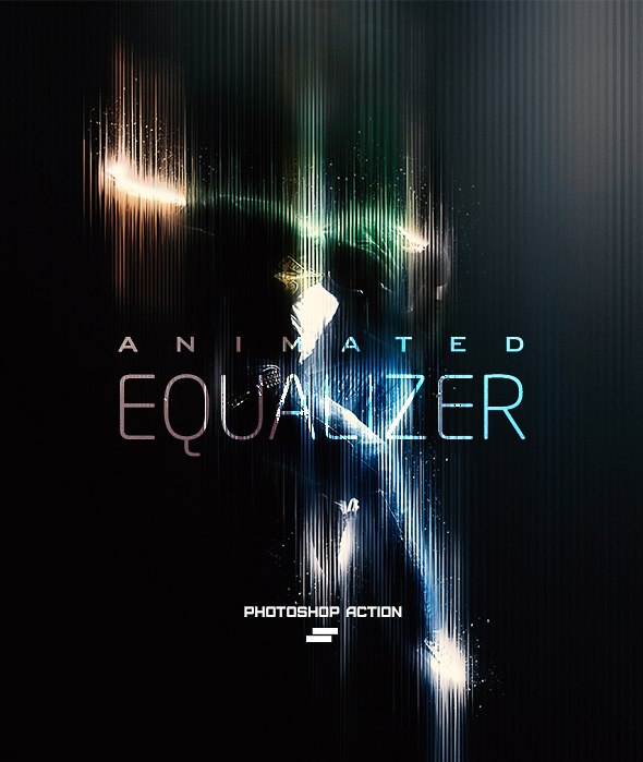 Gif Animated Equaliser Photoshop Action - Photo Effects Actions