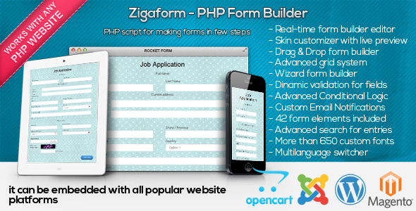 Zigaform - PHP Form Builder - Contact & Survey By SoftDiscover | CodeCanyon