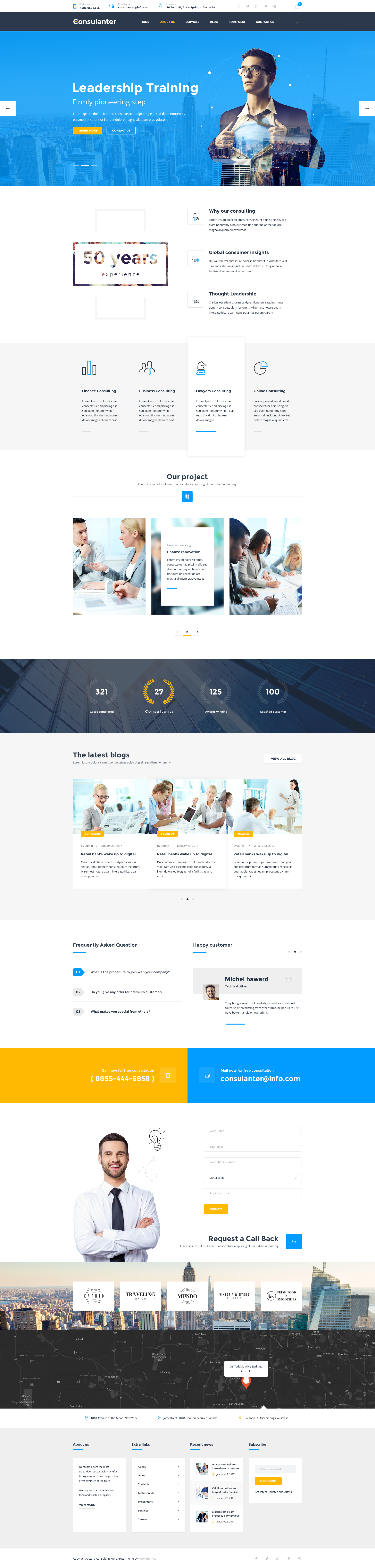 Consulanter - Business & Consulting PSD Templates by Hero-Themes ...