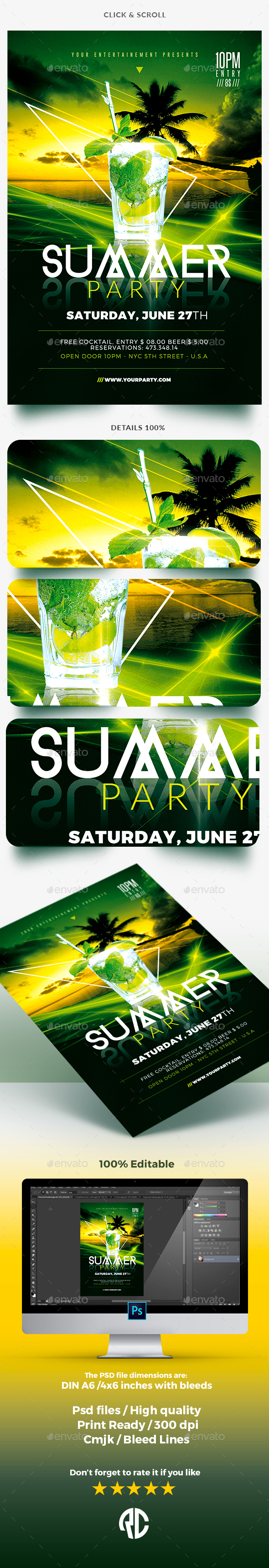Classy Summer Party - Templates - Clubs & Parties Events