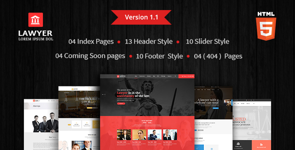 Excellent Lawyer - HTML Template