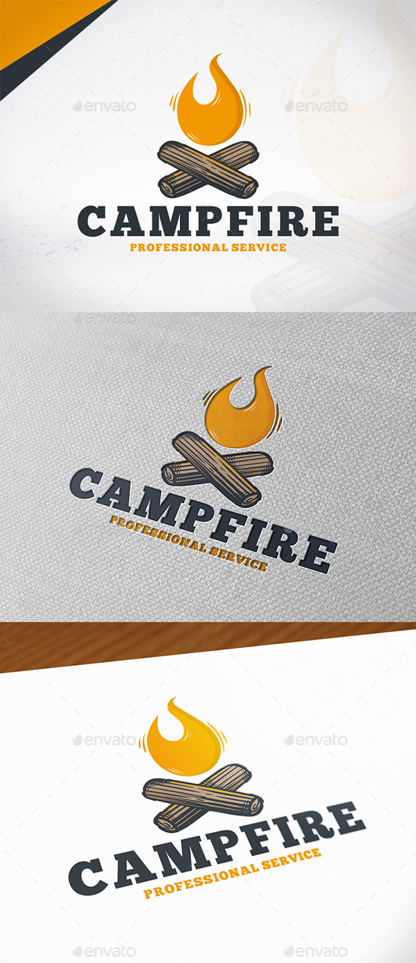 Campfire Logo Template - Symbols Logo Templates