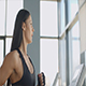 Young Woman Running On A Treadmill Cardio Training Gym Young Woman Running On A Treadmill Cardio Training Gym - VideoHive Item for Sale