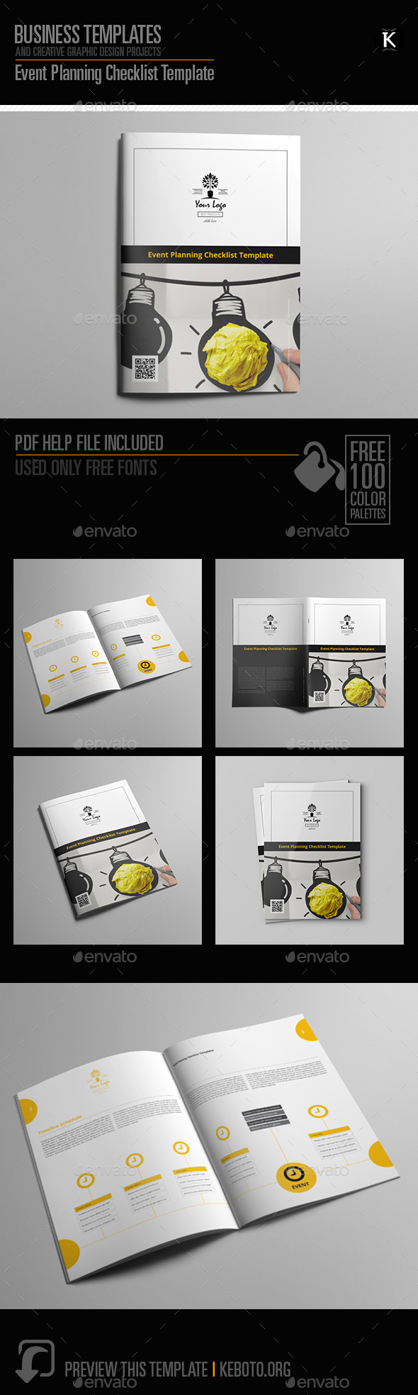 Event Planning Checklist Template - Miscellaneous Print Templates