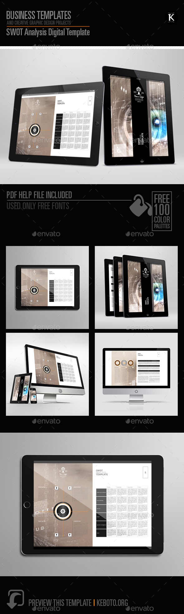 SWOT Analysis Digital Template - ePublishing