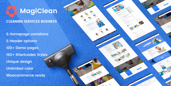 MagiClean | Tema de WordPress para empresas de limpieza
