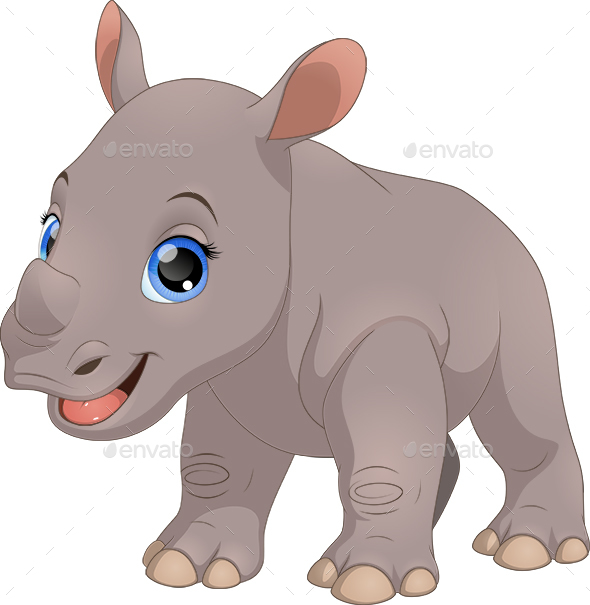 Little Rhino - Animals Characters