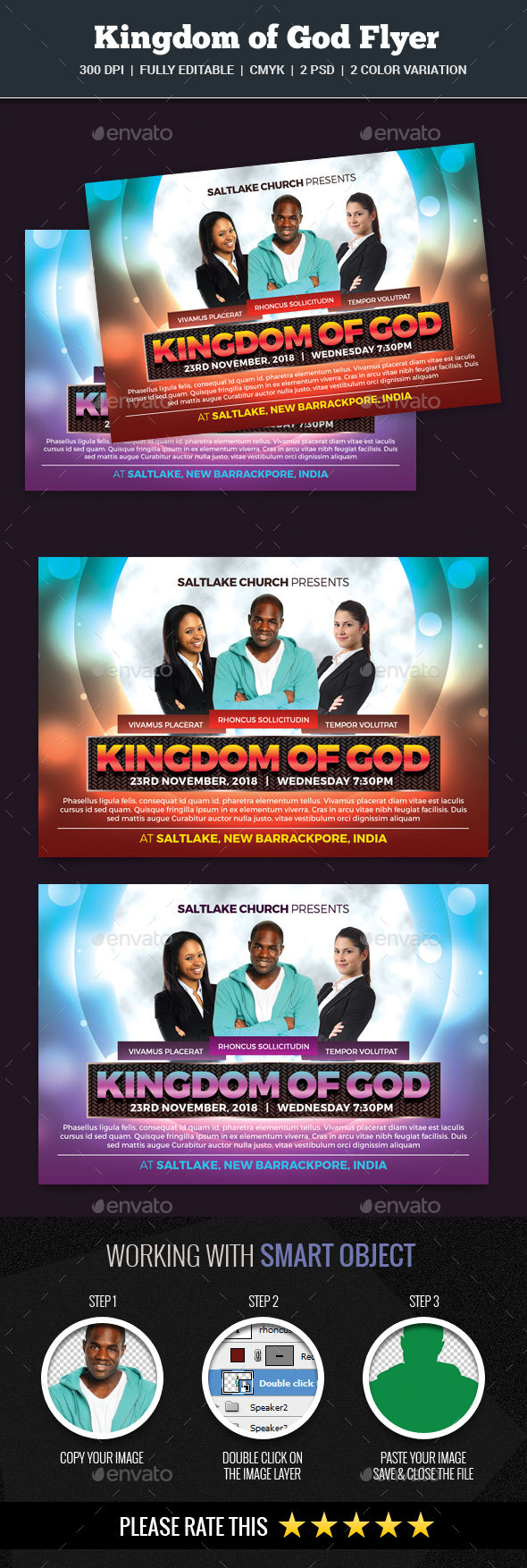 Kingdom of God Flyer - Church Flyers