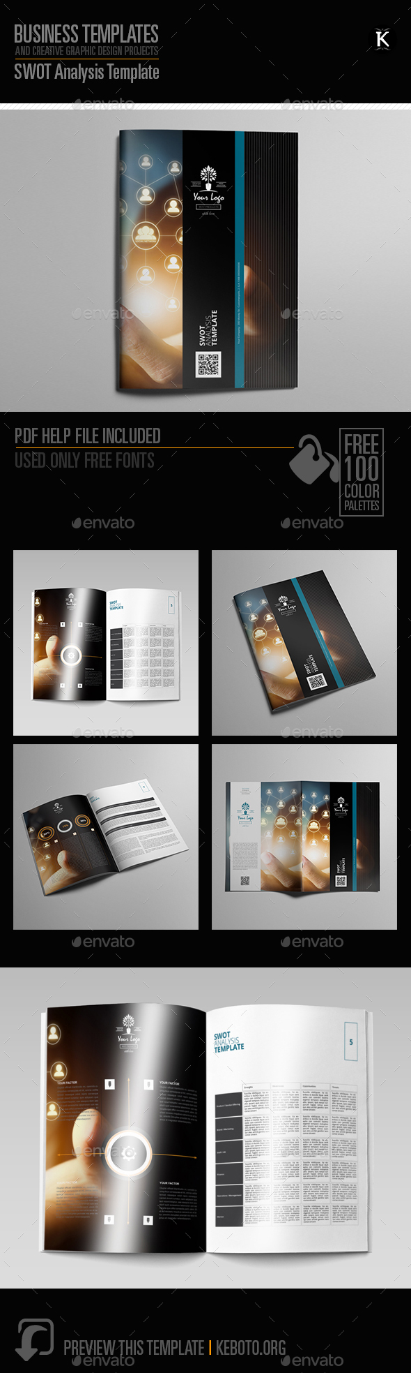 SWOT Analysis Template - Miscellaneous Print Templates