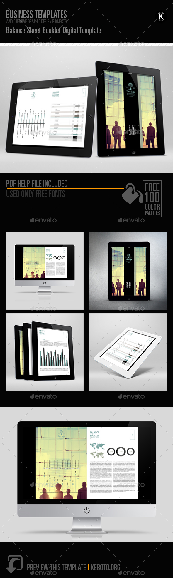 Balance Sheet Booklet Digital Template - ePublishing