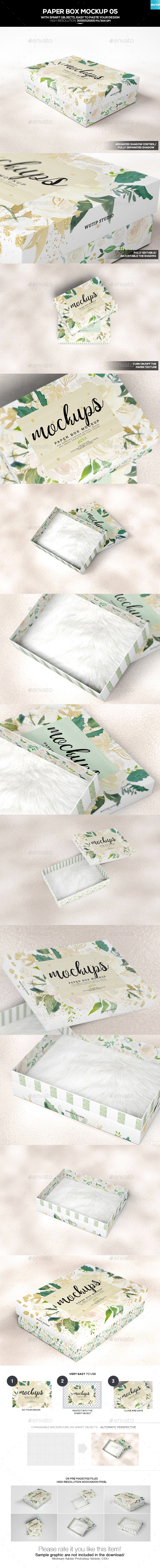 Paper Box Mockup 05 - Miscellaneous Packaging