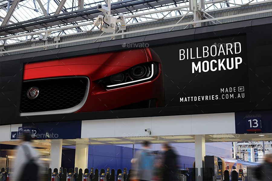 Download Smart Billboard Advertising Mockup PSD Template by MattDevries | GraphicRiver