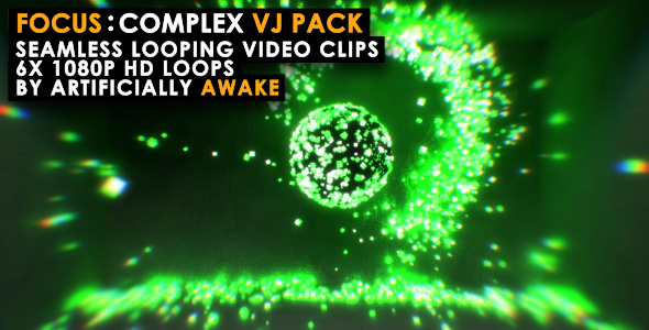 Focus - Complex. Seamless VJ Loop Pack