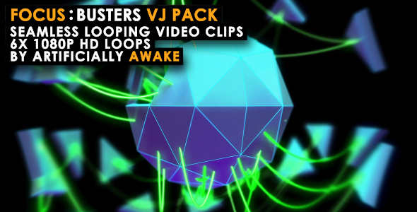 Focus - Busters Seamless VJ Loop Pack