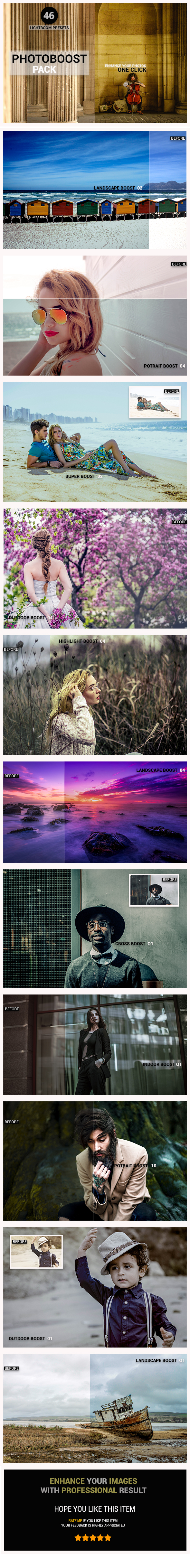 Photoboost Pack - Lightroom Presets Add-ons