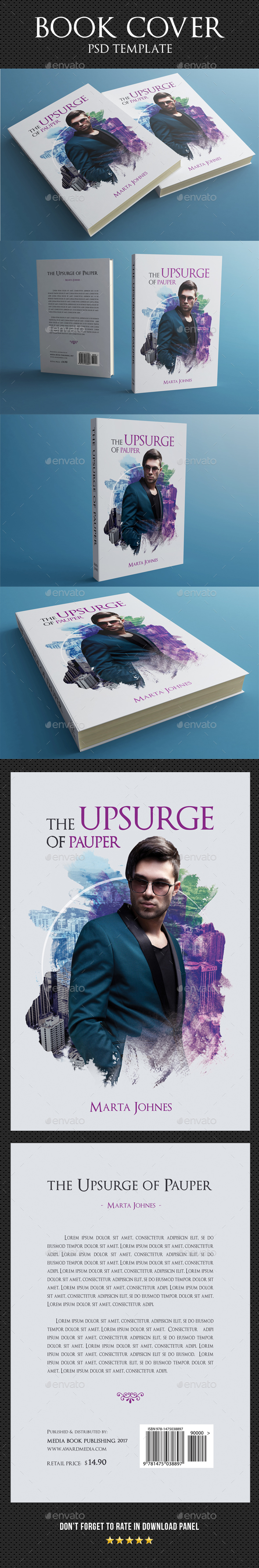 Book Cover Template 35 - Miscellaneous Print Templates
