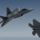 Dual F-35 Lightning II Jets Perform Precision Maneuver - VideoHive Item for Sale