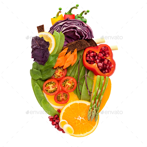 Food for heart. - Stock Photo - Images