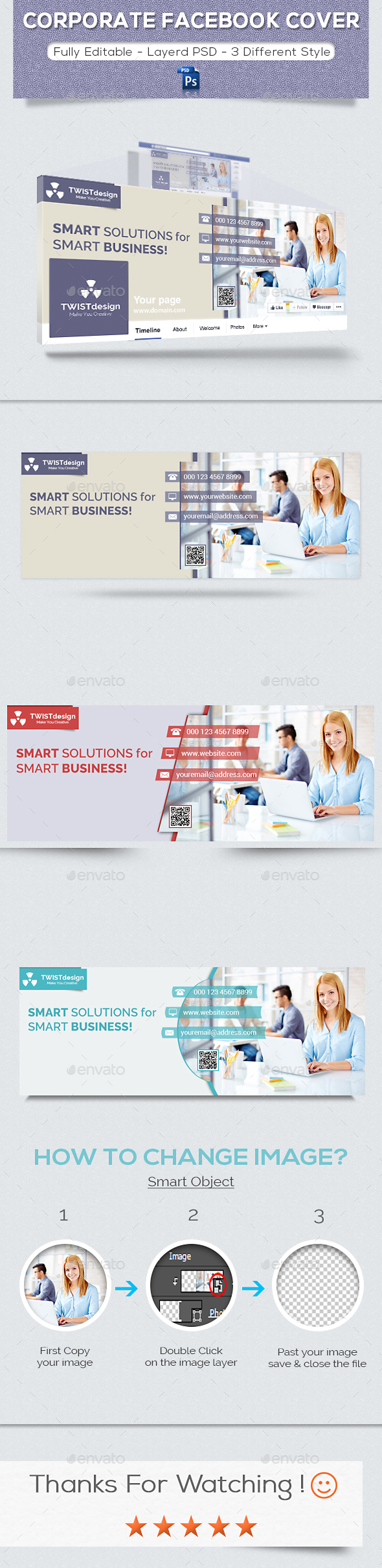 Corporate Facebook Cover - Facebook Timeline Covers Social Media