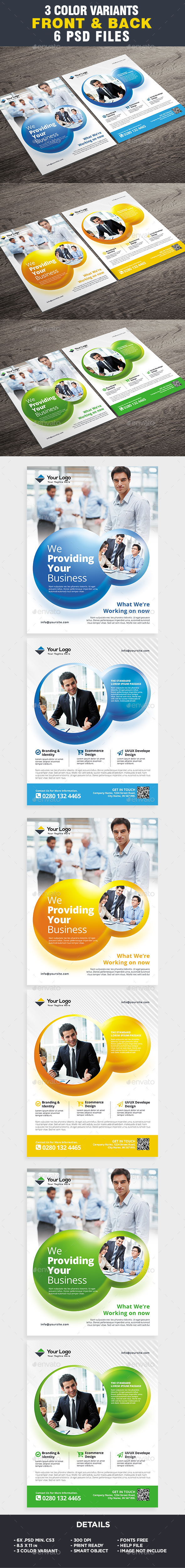 Corporate Business Flyer Template - Corporate Flyers