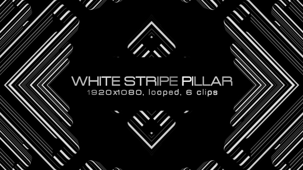 White Stripes Pillar VJ Pack alt