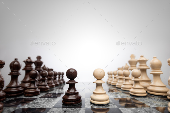 Face to face like wall and axe. - Stock Photo - Images