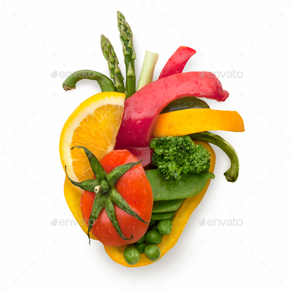 Food for heart. - Stock Photo - Images