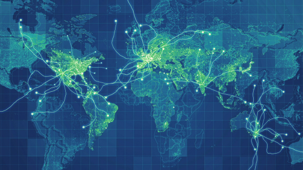 Green Global Map Network Rollback 4K