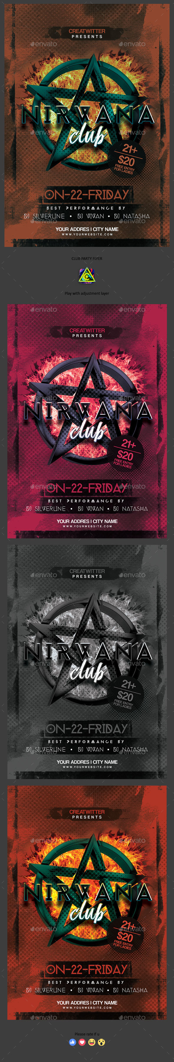 Club Party Flyer - Clubs & Parties Events